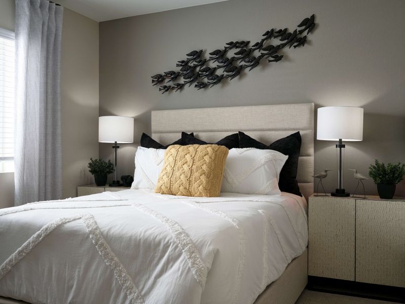 Representative furnished interior of a home built from the M by Tri Pointe Homes in Candelas Townhomes, Arvada (Image 11).