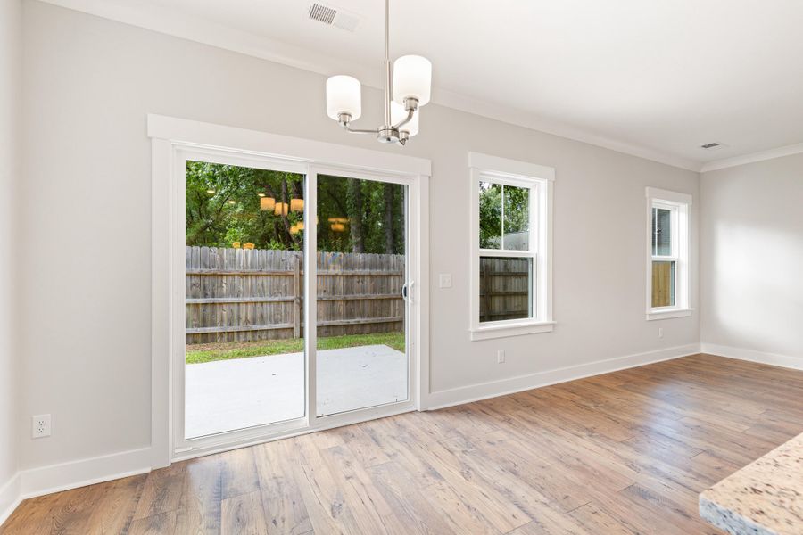 Spacious, unfurnished interior of a new home in , Charleston (Image 44).