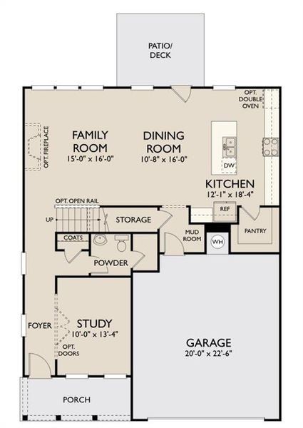 2D floor plan layout of this home in Langston Reserve, Cartersville, GA (Image 4). 2D floor plan layout of this home in Langston Reserve, Cartersville, GA (Image 4).