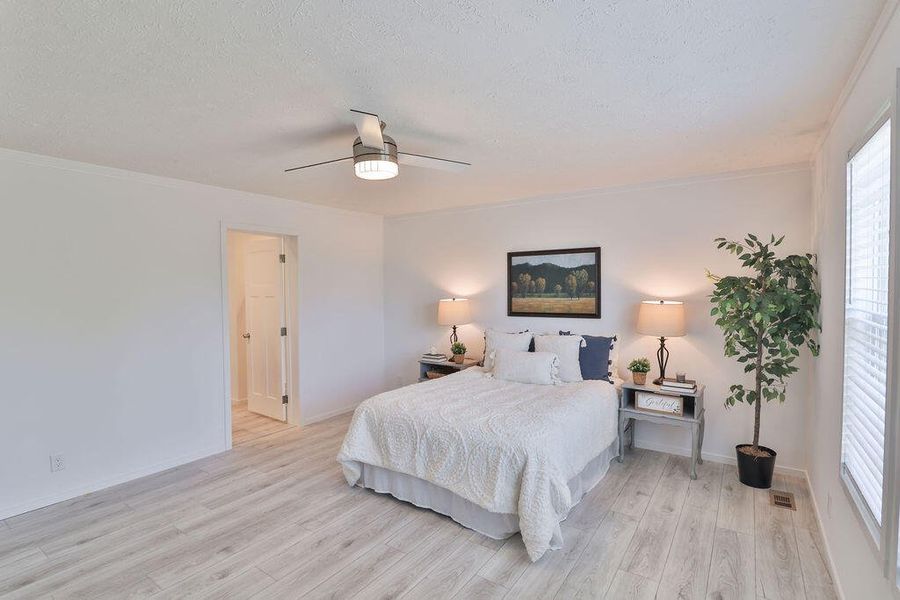 Furnished interior view inside a new home in , Cross (Image 13). Furnished interior view inside a new home in , Cross (Image 13).