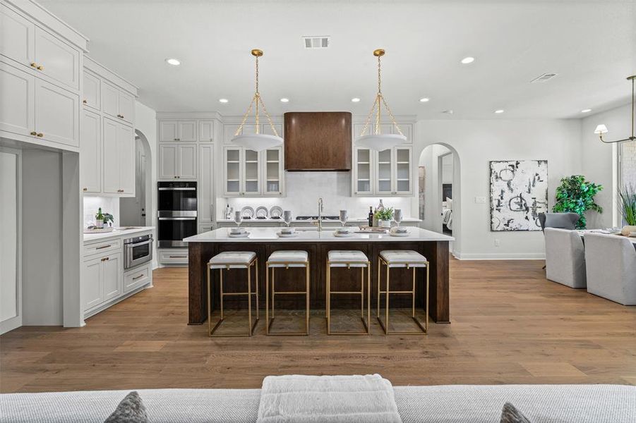 Furnished interior view inside a new home in SouthBend Estates, Granbury (Image 13).