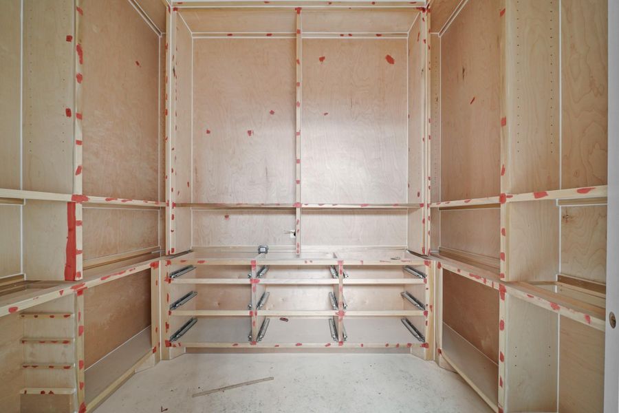 Just off the mudroom is a spacious,