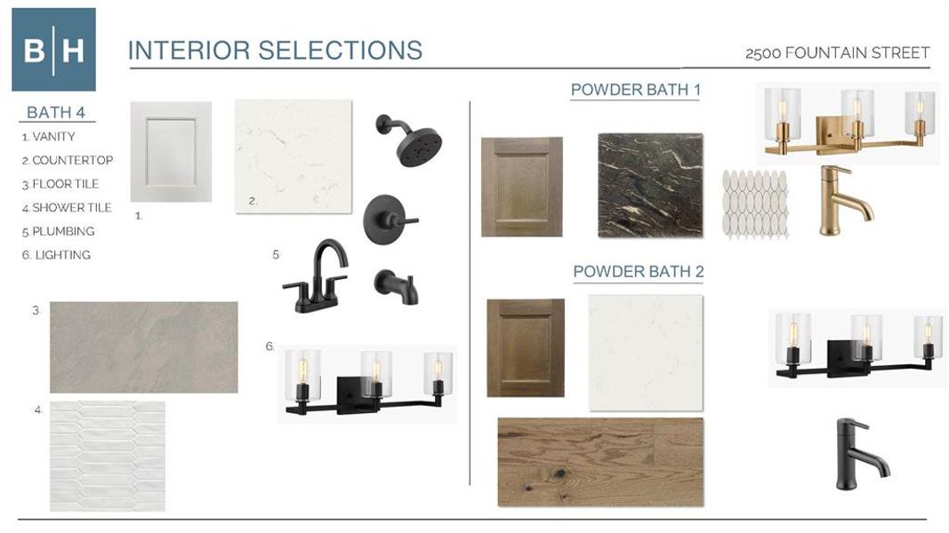 Sample of building materials used in homes in , Prosper (Image 4).