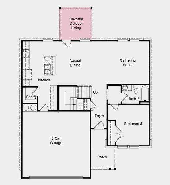 Structural options added include: Covered outdoor living.