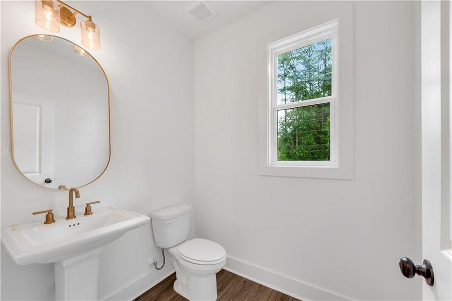 Furnished interior view inside a new home in , Suwanee (Image 10).