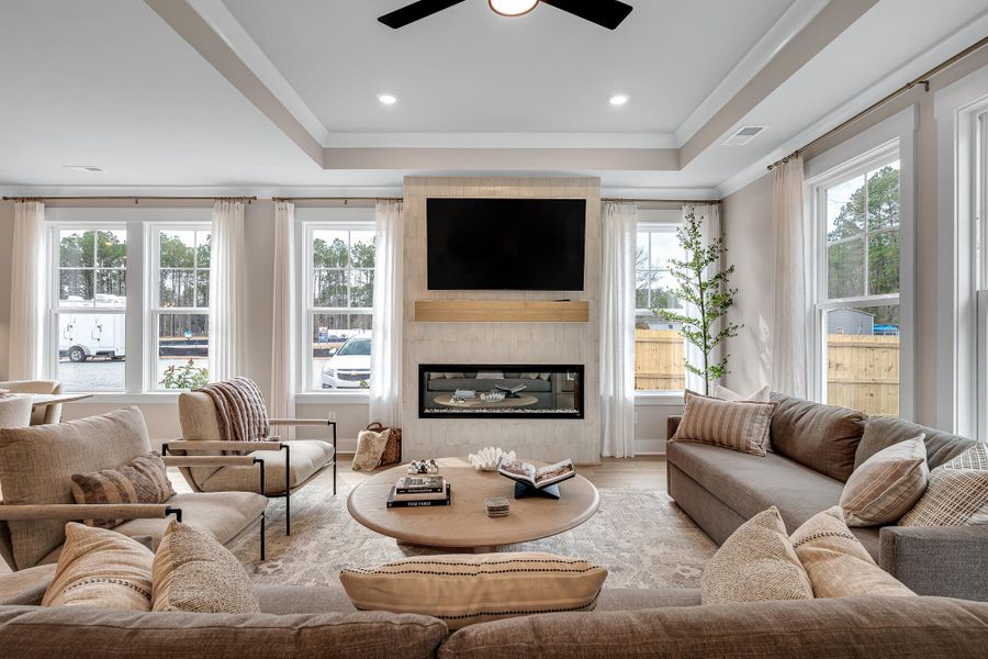 Furnished interior view inside a new home in Creek Pointe, Moncks Corner (Image 8).
