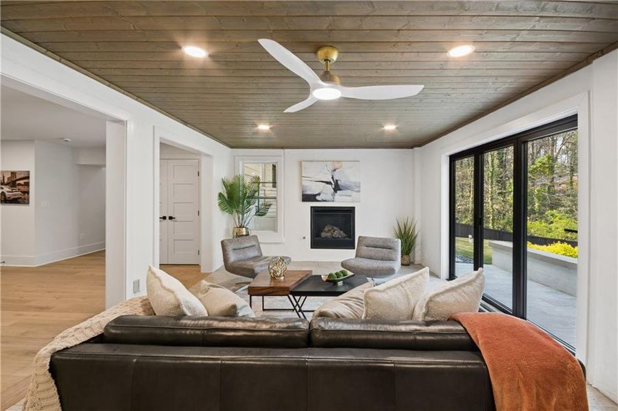 Furnished interior view inside a new home in , Atlanta (Image 17).