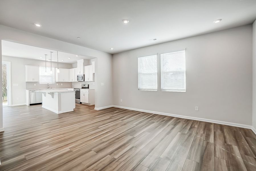 Gathering room with kitchen