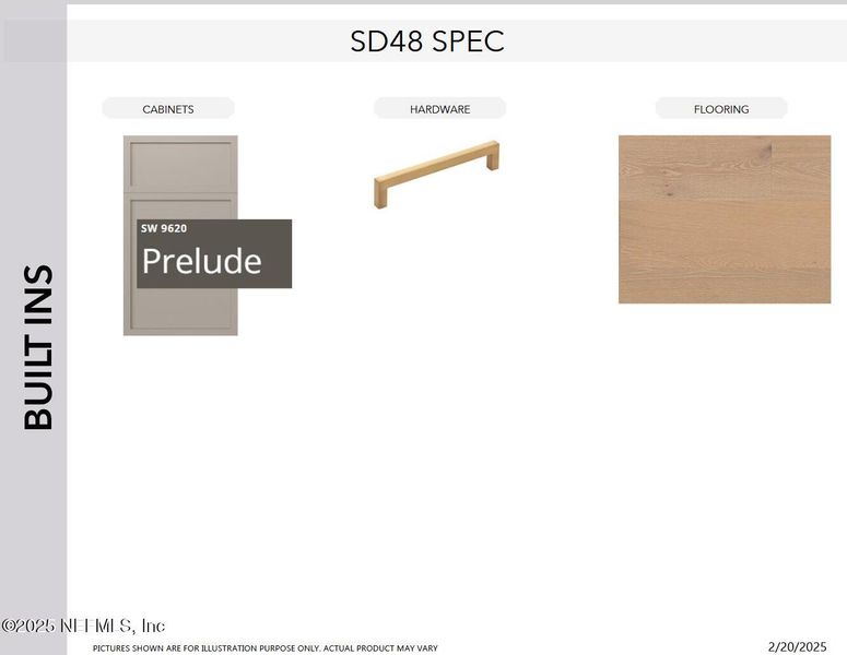 Sample of building materials used in homes in SilverLeaf, St. Augustine (Image 22).