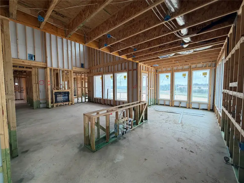 In-progress construction of a new home in Lariat, Liberty Hill, TX (Image 11).