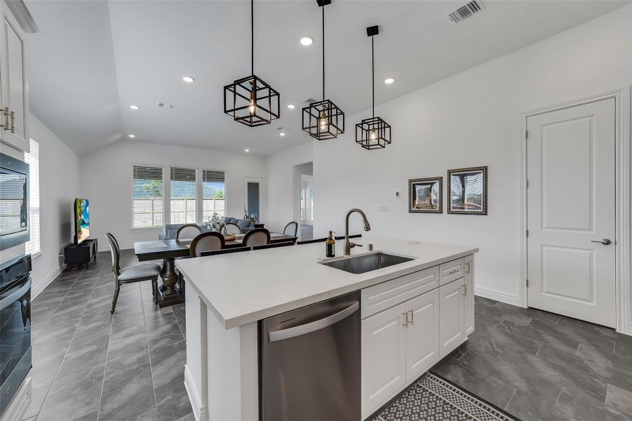Furnished interior view inside a new home in Katy Court, Katy (Image 4).