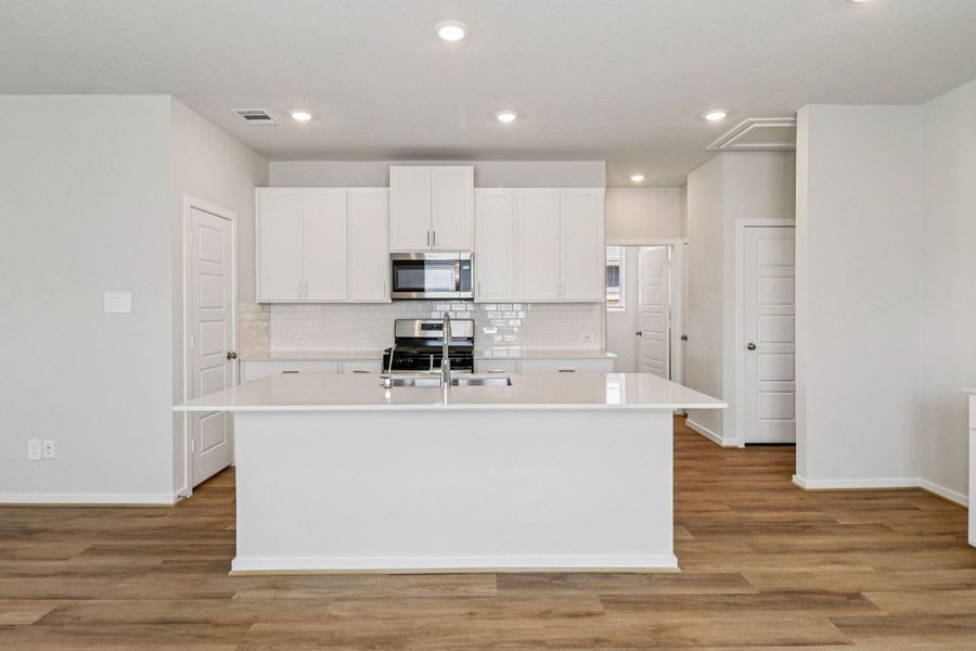 Furnished interior view inside a new home in Granger Pointe - Traditional Series, New Caney (Image 12).