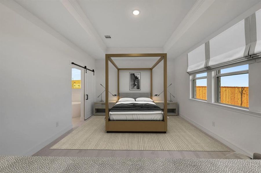 Furnished interior view inside a new home in Timberbrook, Justin (Image 17). Furnished interior view inside a new home in Timberbrook, Justin (Image 17).