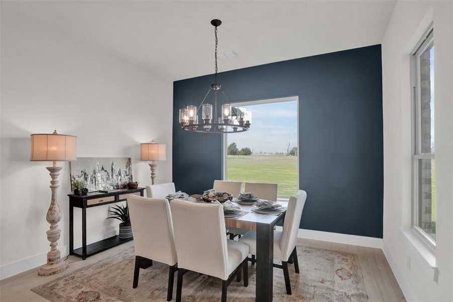 Furnished interior view inside a new home in , Celeste (Image 17).