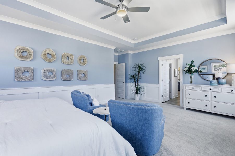 Furnished interior view inside a new home in , Summerville (Image 36).
