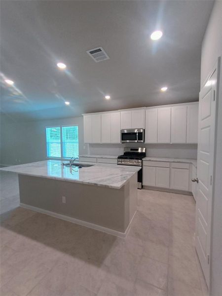 Furnished interior view inside a new home in Splendora Fields, Patton Village (Image 7).
