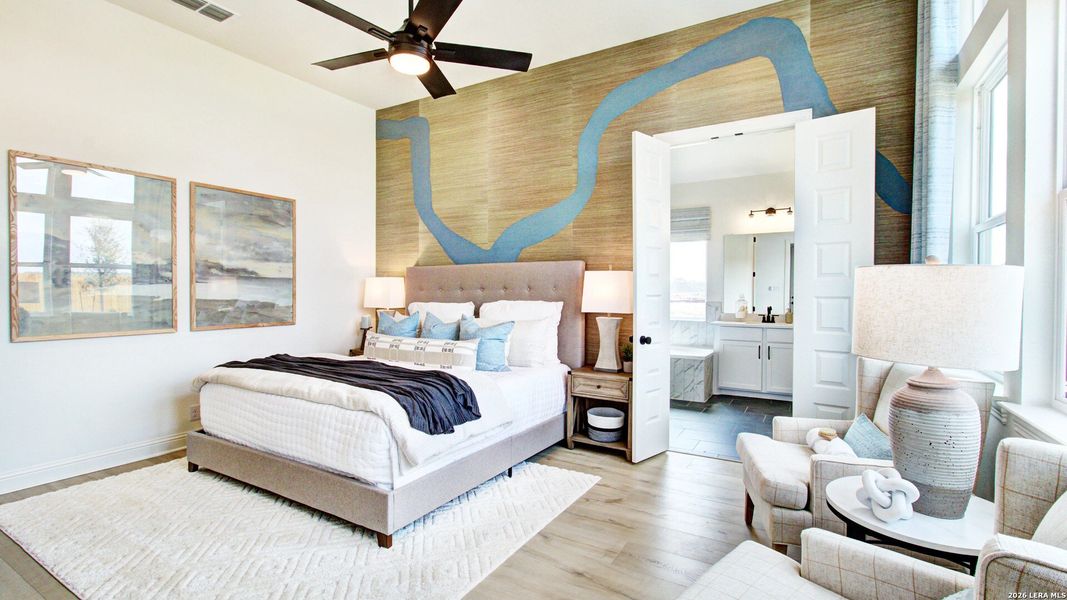 Furnished interior view inside a new home in Meyer Ranch – Premier, New Braunfels (Image 3). Furnished interior view inside a new home in Meyer Ranch – Premier, New Braunfels (Image 3).
