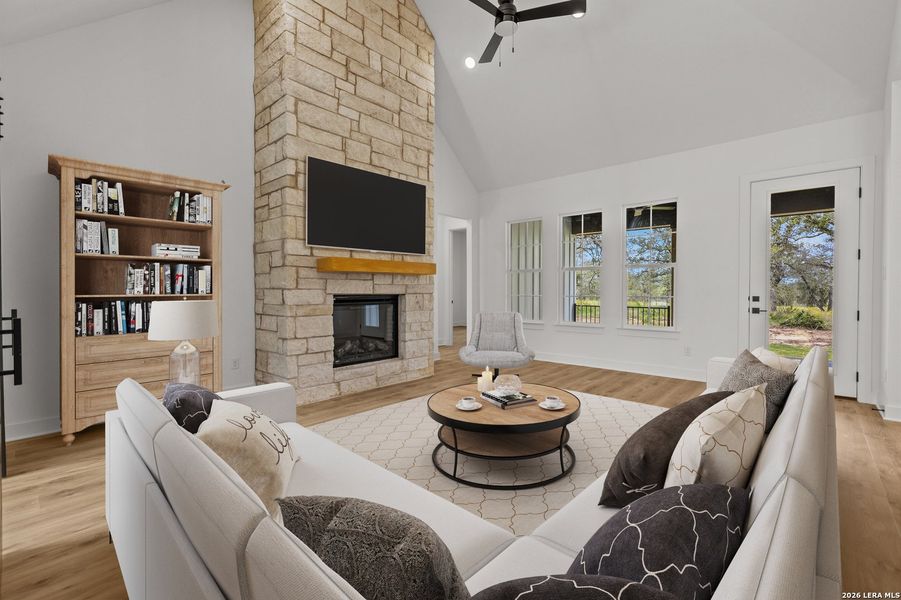 Furnished interior view inside a new home in , La Vernia (Image 6). Furnished interior view inside a new home in , La Vernia (Image 6).