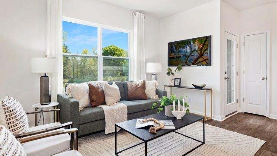 Furnished interior view inside a new home in Providence Walk, Hendersonville (Image 4).