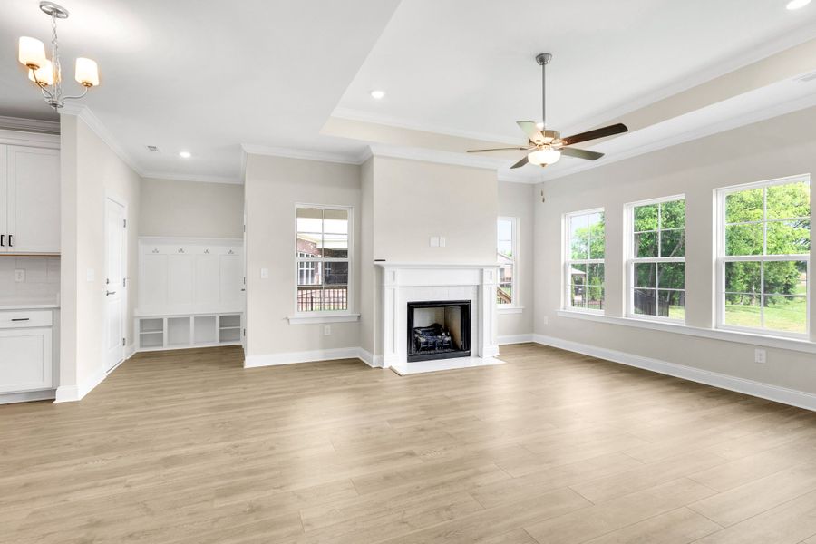 Spacious, unfurnished interior of a new home in Rutherford, Columbia (Image 22). Spacious, unfurnished interior of a new home in Rutherford, Columbia (Image 22).