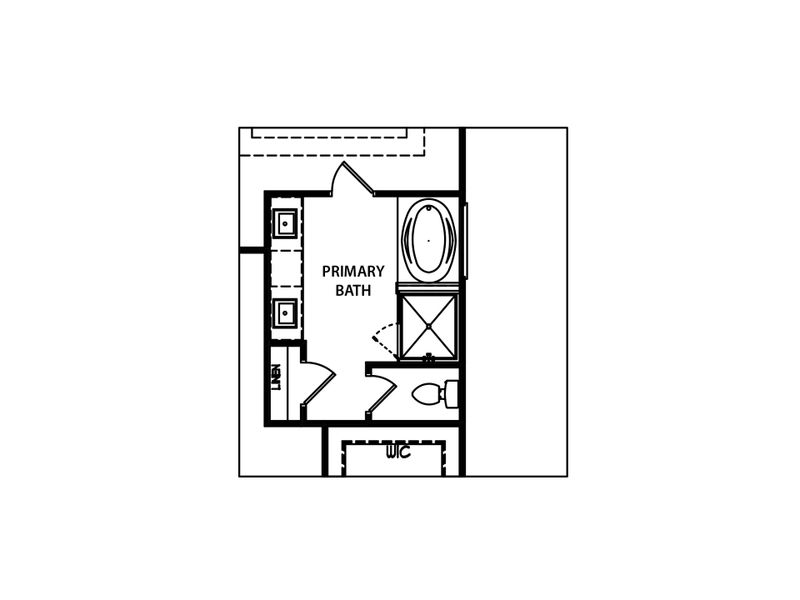 2D floor plan layout for the The Maplewood by My Home Communities in Magnolia Ridge, Monroe, GA (Image 4).