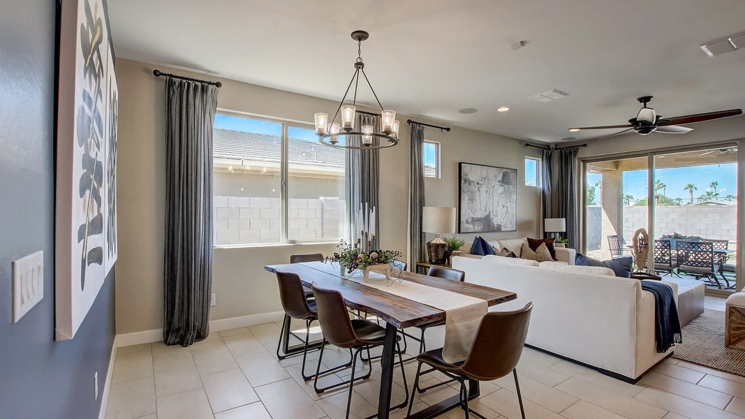 Furnished interior view inside a new home in Castillo at Anderson Parc, Buckeye (Image 5).