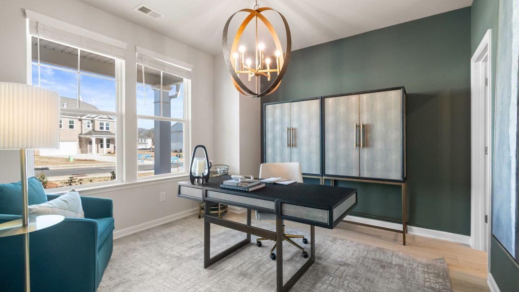 Furnished interior view inside a new home in Abbotts Crossing, Conyers (Image 6).