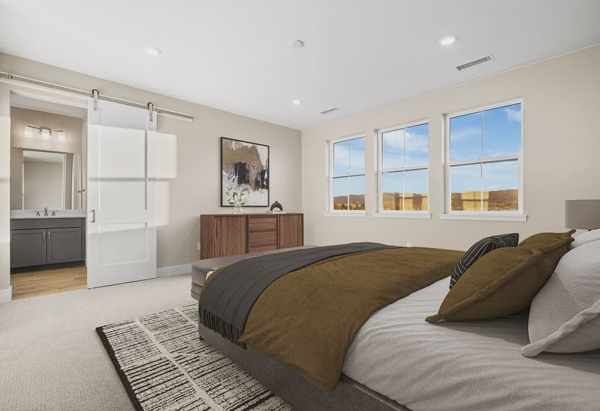 Homesite 263 Primary Bedroom - Virtually Staged - 9 of 15