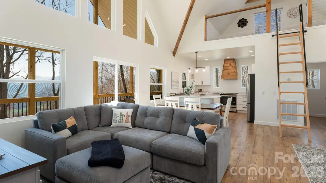 Furnished interior view inside a new home in , Waynesville (Image 30).