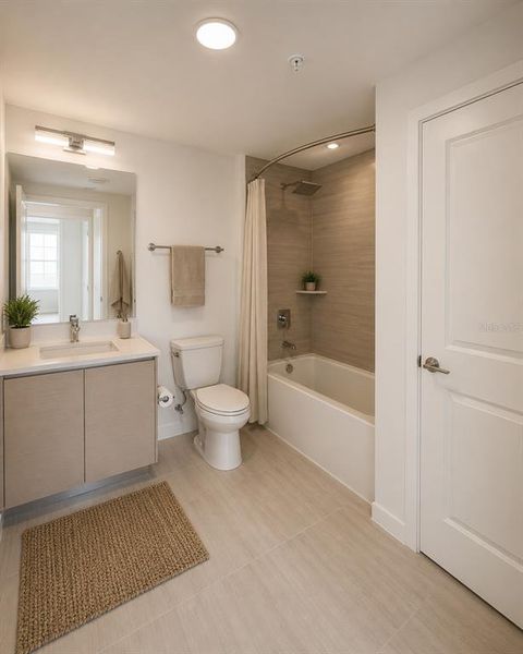 Furnished interior view inside a new home in , Orlando (Image 7). Furnished interior view inside a new home in , Orlando (Image 7).