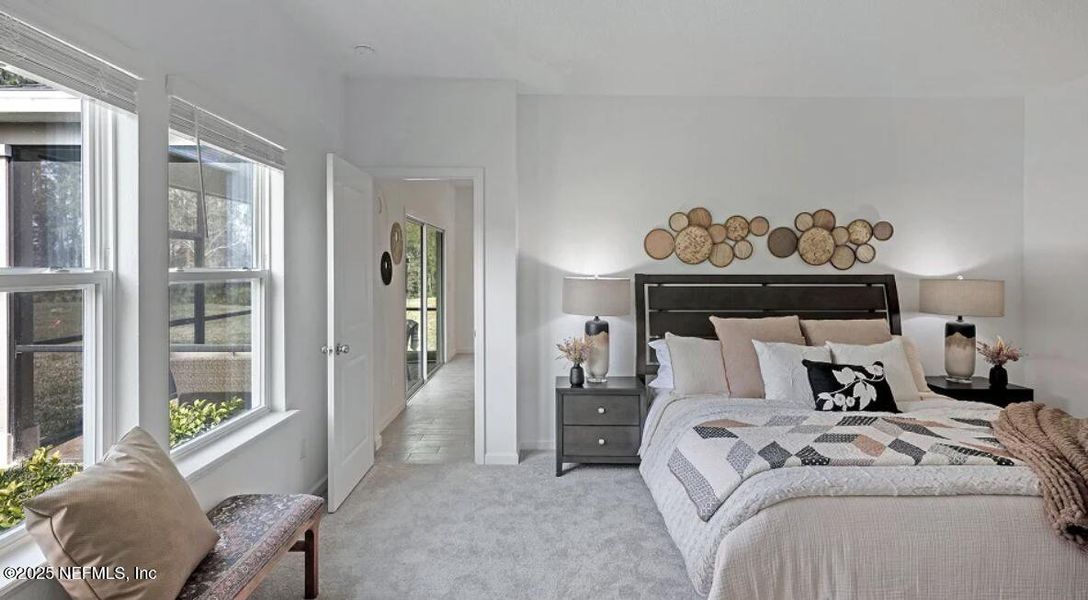 Furnished interior view inside a new home in Edenbrooke at Hyland Trail | 55+: Edenbrooke at Hyland Trail 50s, Green Cove Springs (Image 18).