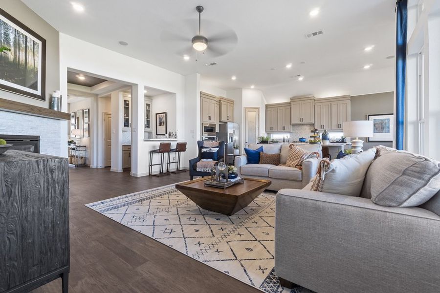 Representative furnished interior of a home built from the Bentley by Landon Homes in Lexington Frisco, Frisco (Image 7). Representative furnished interior of a home built from the Bentley by Landon Homes in Lexington Frisco, Frisco (Image 7).