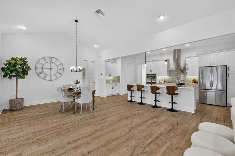 Furnished interior view inside a new home in , The Villages (Image 9).