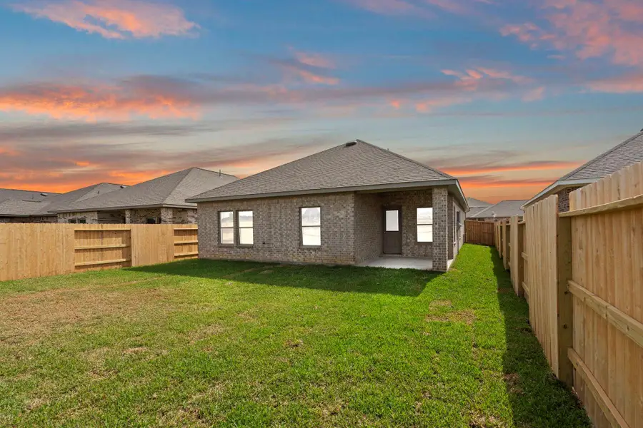Exterior details and patio area of a home in Cypress Green, Hockley (Image 4).