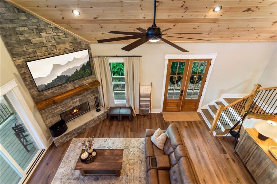 Furnished interior view inside a new home in , Ranger (Image 6).