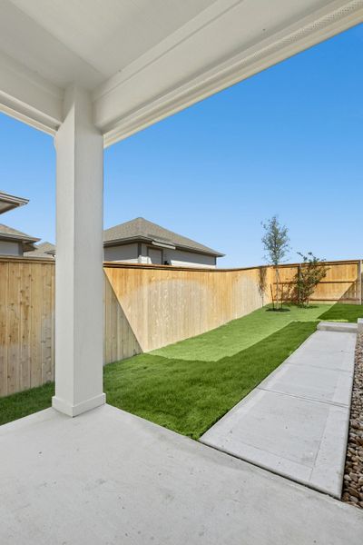 Exterior details and patio area of a home in Mayfair, New Braunfels (Image 19). Exterior details and patio area of a home in Mayfair, New Braunfels (Image 19).