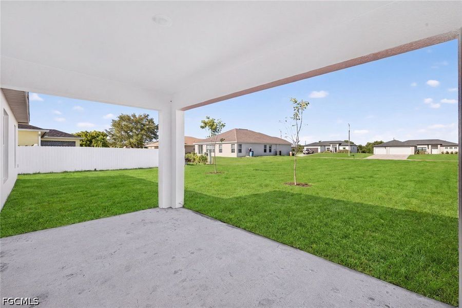 Exterior details and patio area of a home in Cape Coral, Cape Coral (Image 3). Exterior details and patio area of a home in Cape Coral, Cape Coral (Image 3).