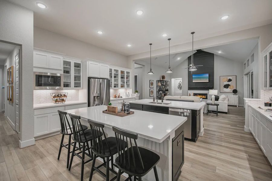 Representative furnished interior of a home built from the Bethany by Chesmar Homes in Heimer Estates at Garden Ridge, Fulshear (Image 5).