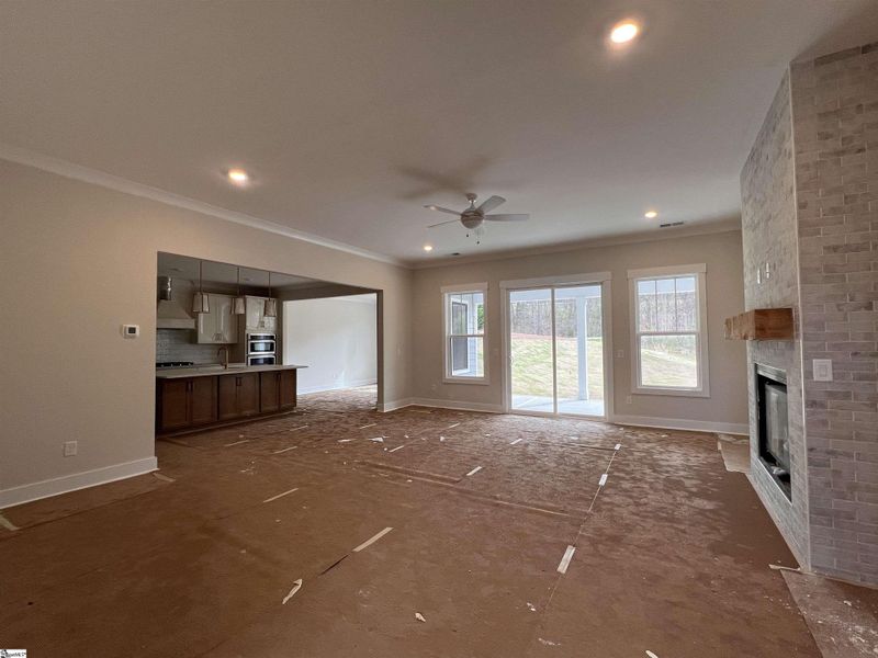 In-progress construction of a new home in Walker's Pointe, Anderson, SC (Image 4).