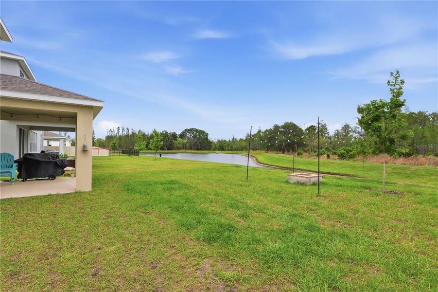 Exterior details and patio area of a home in Deerbrook, Land O' Lakes (Image 32).