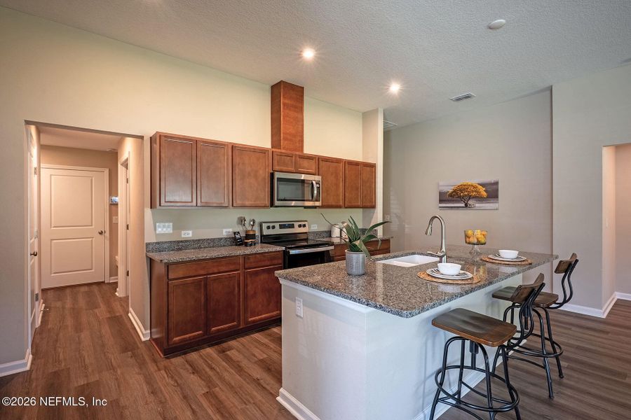 Furnished interior view inside a new home in Edinburgh Village, Jacksonville (Image 38).