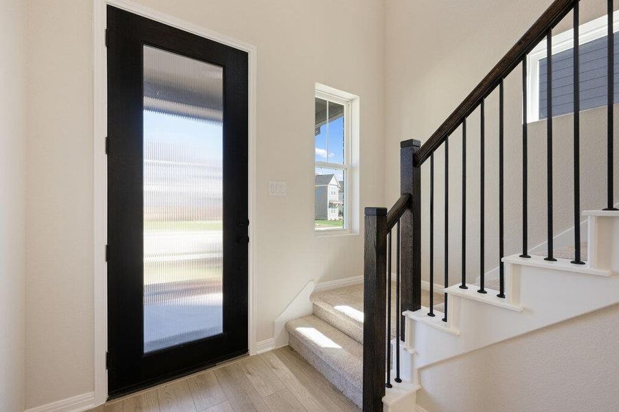 Furnished interior view inside a new home in Lariat, Liberty Hill (Image 9).