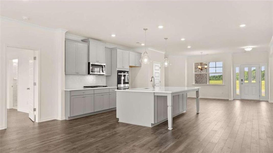 Furnished interior view inside a new home in The Gates at Pates Creek, Hampton (Image 8).