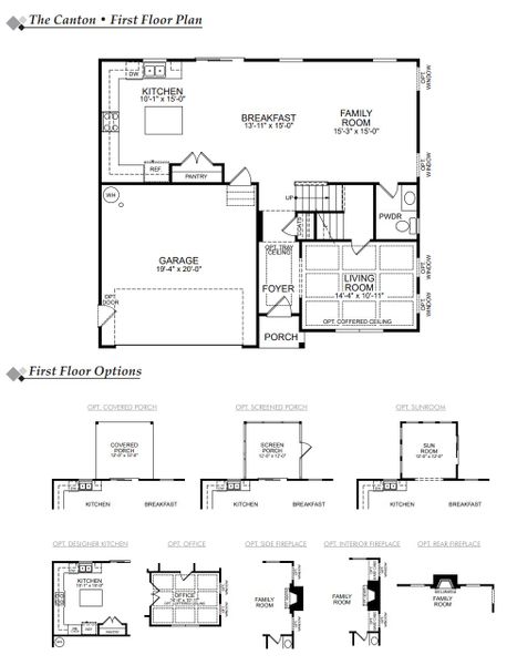 2D floor plan layout of this home in Pisgah Park, Kernersville, NC (Image 5).