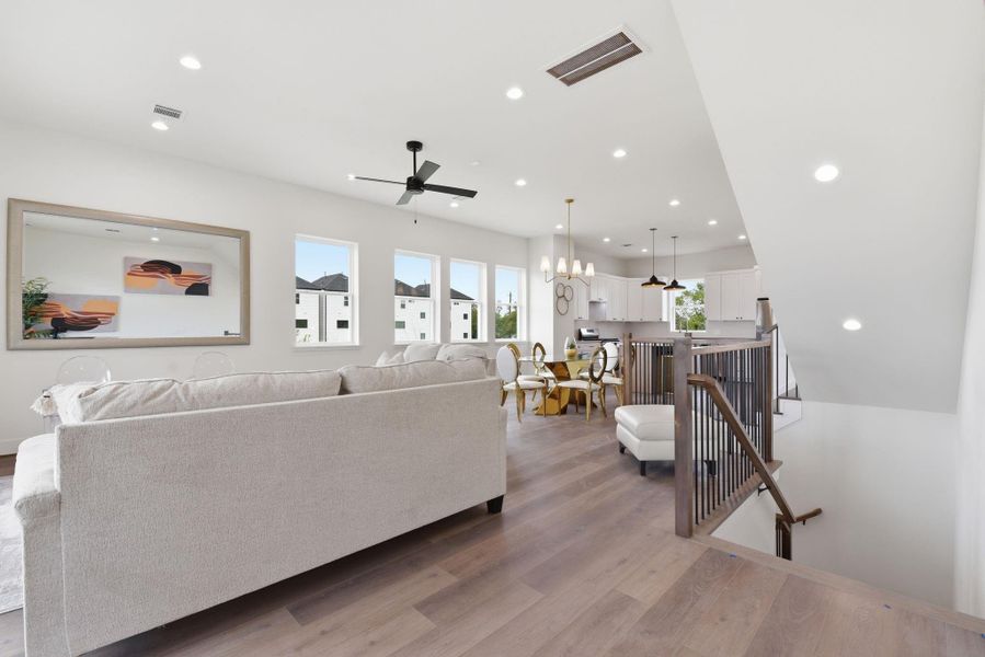 Furnished interior view inside a new home in , Houston (Image 16).