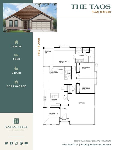 2D floor plan layout of this home in Crossland, Socorro, TX (Image 2). 2D floor plan layout of this home in Crossland, Socorro, TX (Image 2).