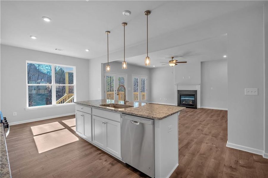 Furnished interior view inside a new home in , Cartersville (Image 8). Furnished interior view inside a new home in , Cartersville (Image 8).