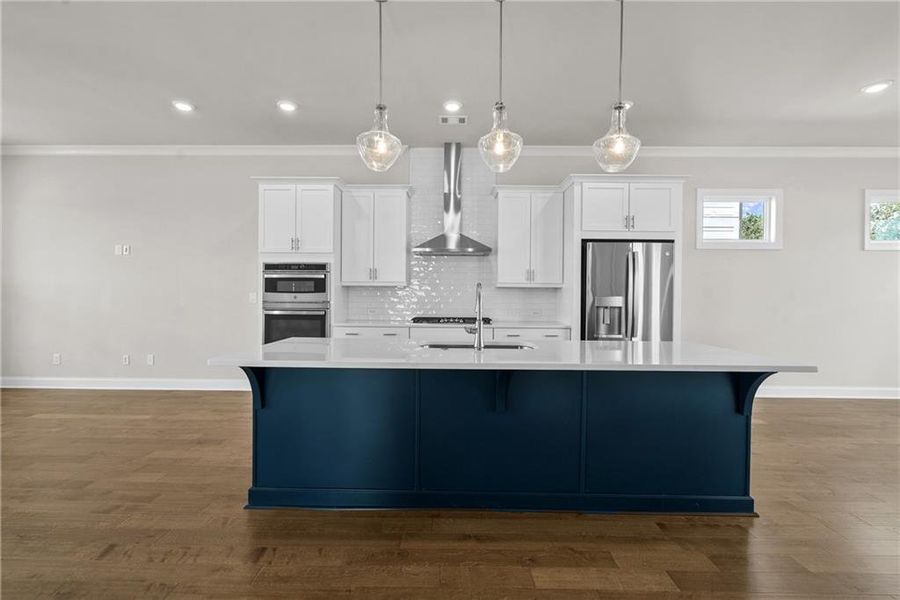 Furnished interior view inside a new home in Palisades Single Family, Cumming (Image 5).