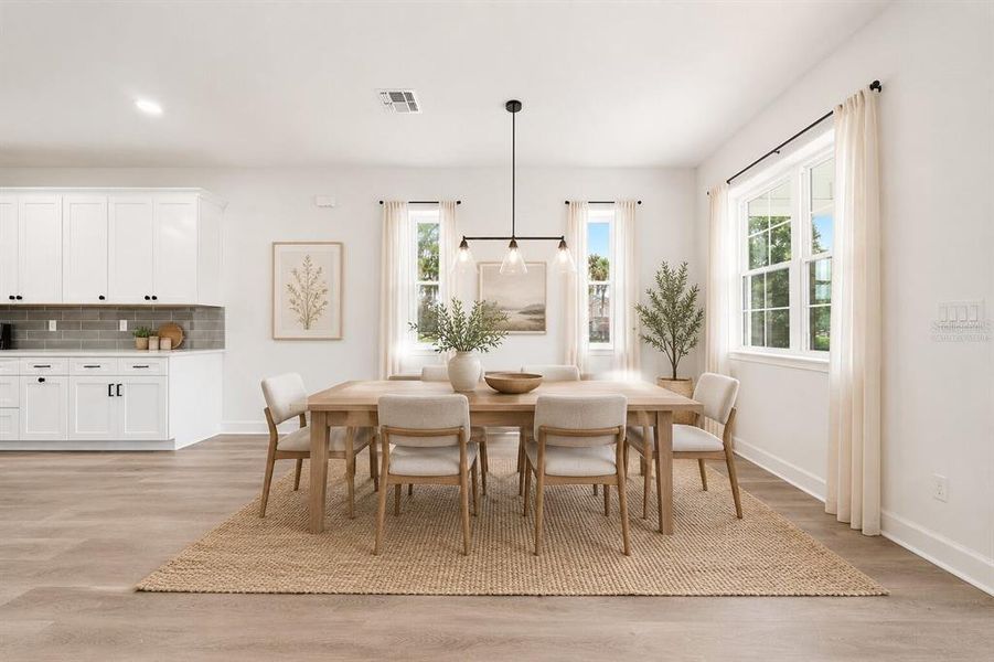 Furnished interior view inside a new home in , Eustis (Image 5).