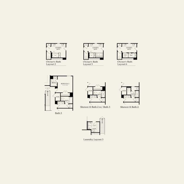 2D floor plan layout for the Herdwick by Pulte Homes in The Retreat at Carolina Ridge, Harrisburg, NC (Image 3).